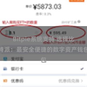 Bitpie系统支持 选择比特派：最安全便捷的数字资产钱包